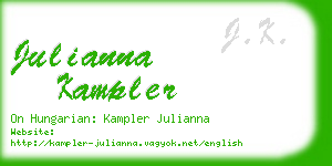 julianna kampler business card